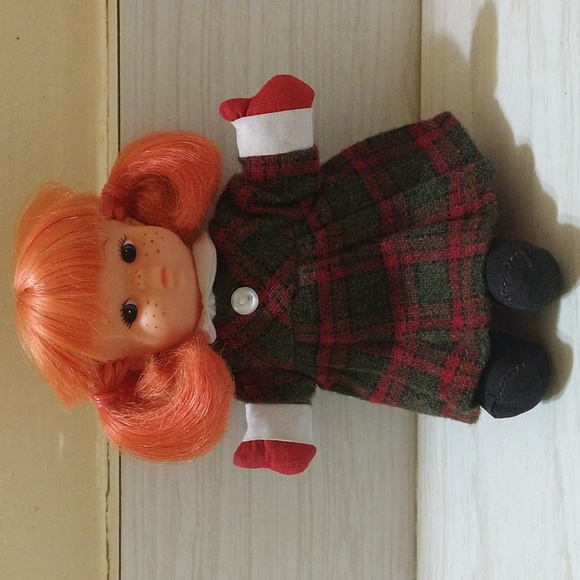 Uneeda Other - Vintage 1974 Uneeda Soft Floppy Cuddly Rag Tiny Penelope Rag Type Doll